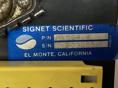 Used SIGNET SCIENTIFIC MK504.4 Industrial Controls Ohio US | Surplus Asset Holdings #1240980
