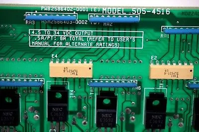 USED SIEMENS 505-4516 OUTPUT MODULE 5054516