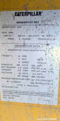 Used CAT _UNKNOWN_ Diesel Generators Illinois US | Aaron Equipment #1314866