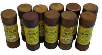 NEW 10 BUSSMANN LPJ-20SP FUSES LPJ20SP