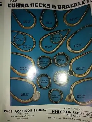 GOOSENECK COBRA- FASHION JEWELRY MANUFACTURING PACKAGE