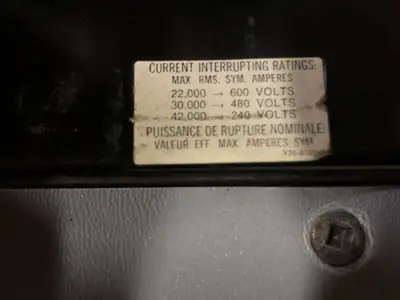 Used FEDERAL PIONEER NM631000 Switchgears British Columbia CA | Lenmark #244400