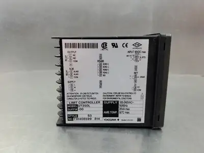 USED Yokogawa UT350L-00 Temperature Controller, 100-240VAC, 50/60Hz, 20VA