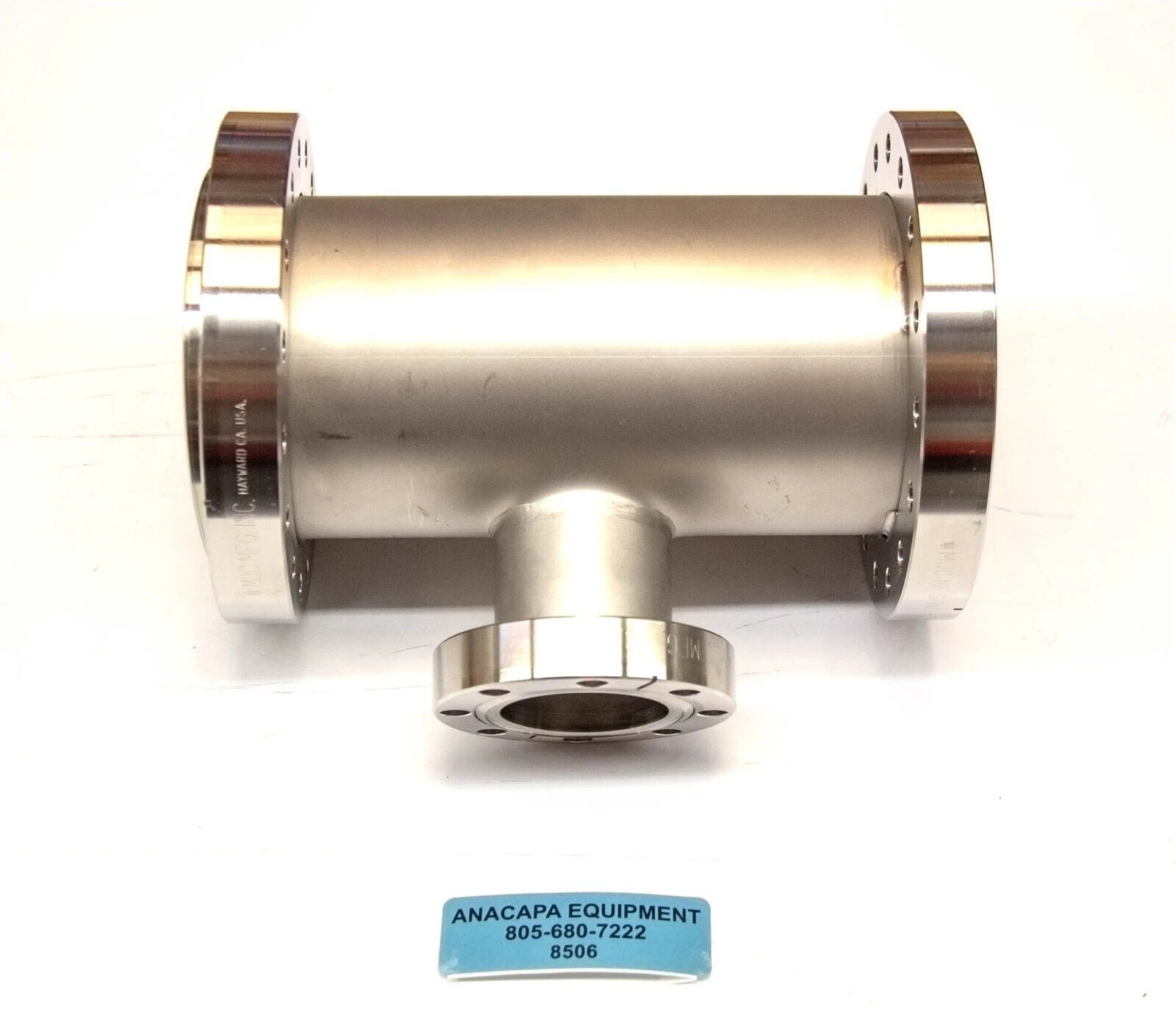 MDC 3-Way Tee Reducer W/ Flange Reducer 6" OD Stainless Steel (8506)W