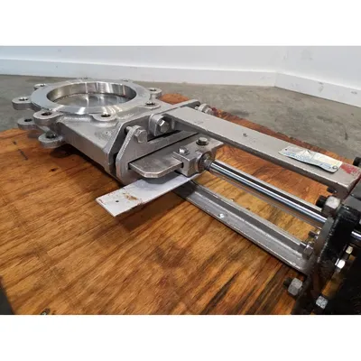 Used 8" A-C Valve Stainless Steel Knife Gate Size 8