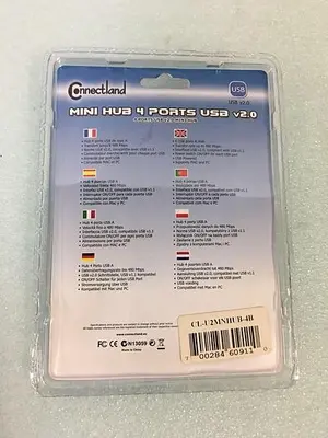 CONNECTLAND  MIN HUB  4 PORTS USB V2.0