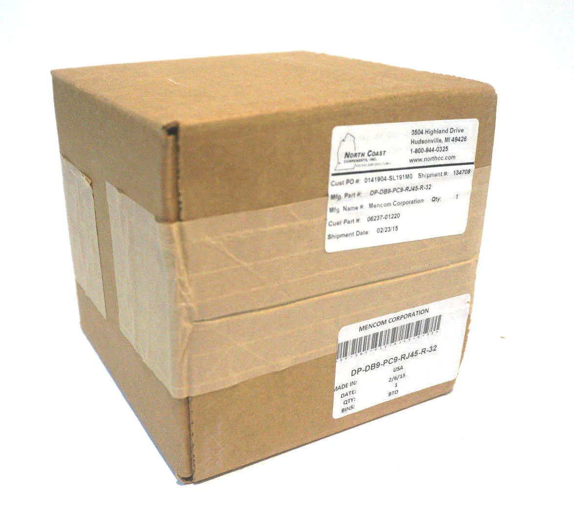 NEW MENCOM DP-DB9-PC9-RJ45-R-32 PANEL INTERFACE CONNECTOR DPDB9PC9RJ45R32
