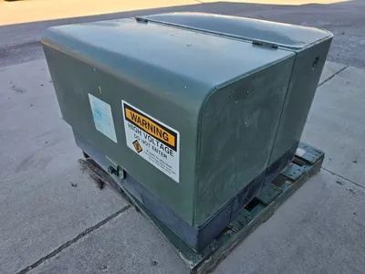 37.5 KVA Single Phase T&R Pad Mount Transformer 4160 GRDY 2400 to 240 120 IMP1.6