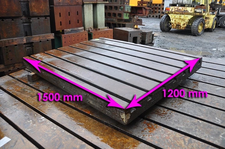 Used T-SLOT TABLE 1500 X 1200 X 125 MM Tables, Floor & Layout Plates BE | Apt International N.V #366525