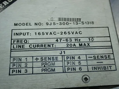 Used POWERTEC INC 9J530013S1318 AC/DC Power Supplies Ohio US | HGR 24 #1070191
