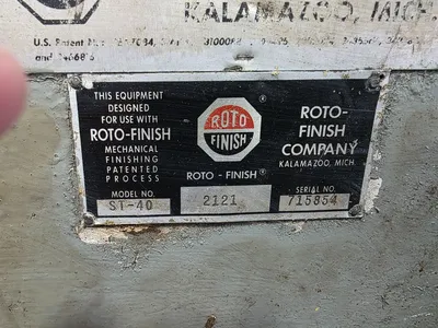 ROTO-FINISH ST-40 Miscellaneous, Vibratory Finisher | Machinery Central (5)