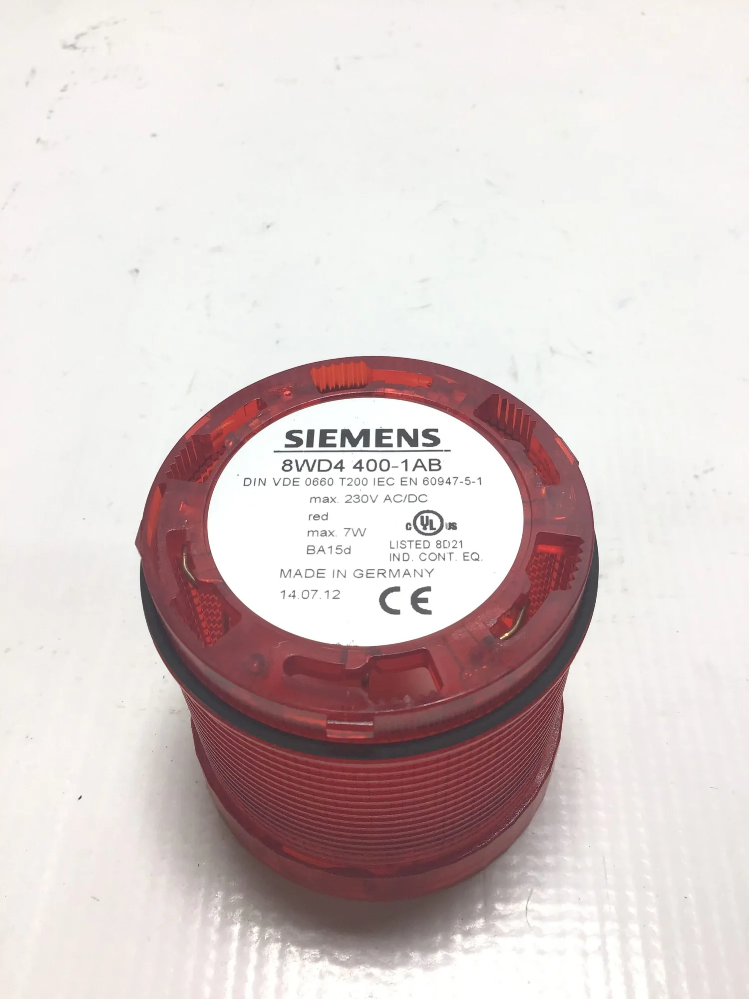 Siemens 8WD4400-1AB Beacon Light w/ Integrated Led 7W