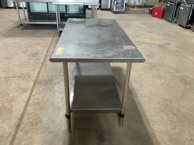 Used SAUBER SELECT PA8360 STAINLESS STEEL COMMERCIAL WORK TABLE 60” Food Prep Tables Michigan US | Miedema Asset Management Group #1580088