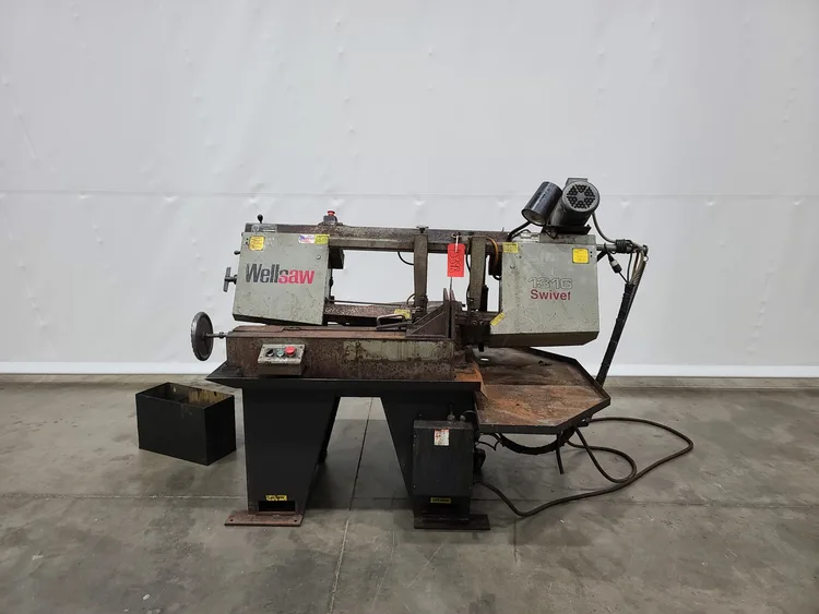 Used WELLSAW 1316S Horizontal Band Saws Michigan US | Vander Ziel Machinery Sales #480509