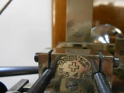 1419-385 Antique Topping Tool/Gearwheel Cutting Machine/Jeweler’s Lathe – Circa 1860