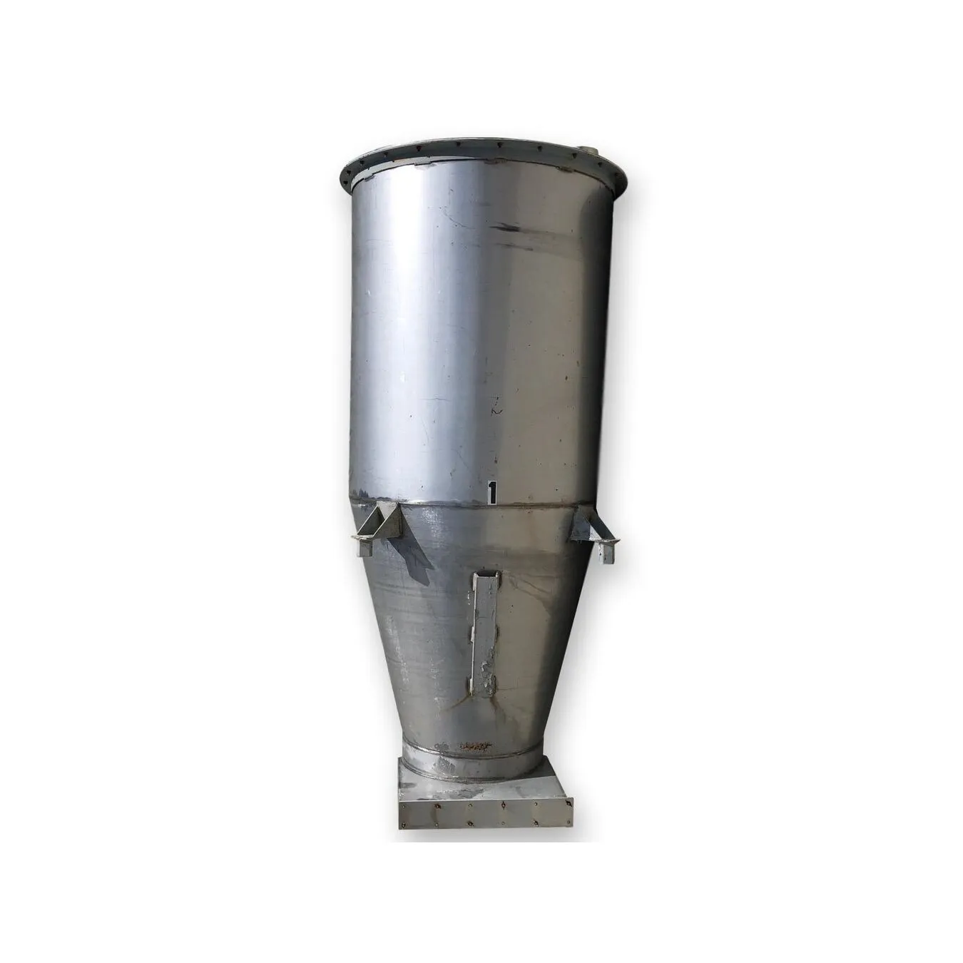 Used 50 Cubic Foot Stainless Steel Hopper Bin Receiver