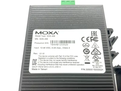USED MOXA 8-PORT ENTRY-LEVEL UNMANAGED ETHERNET SWITCH