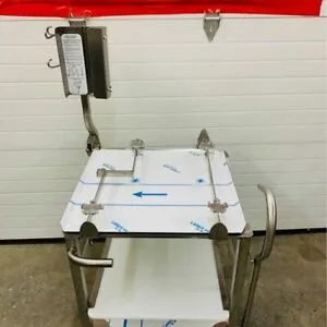 167-0136 Face To Face Slicer Deli Buddy Mobile Stainless Steel Cart