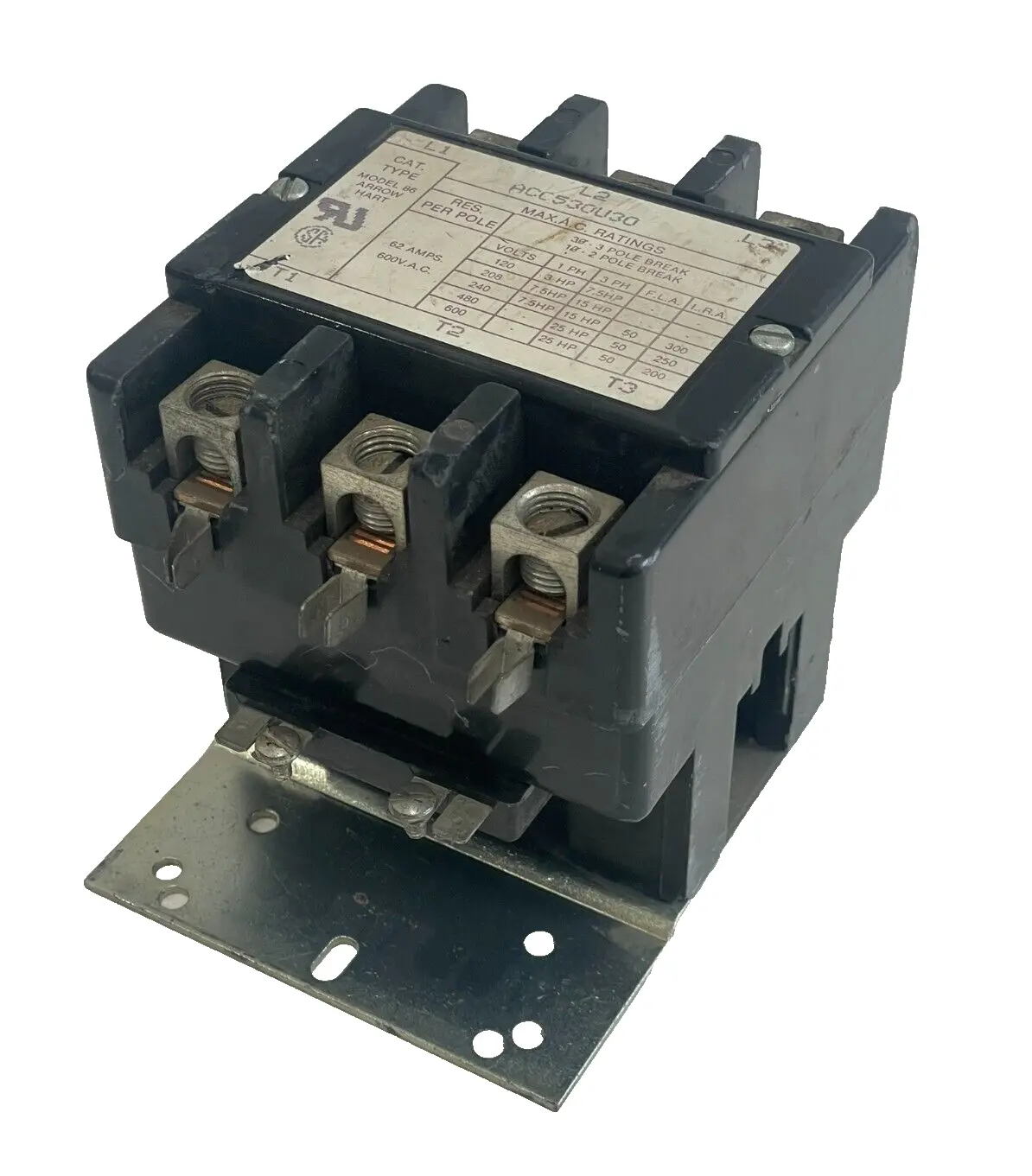 USED UNBRANDED ACC530U30 CONTACTOR MODEL 86