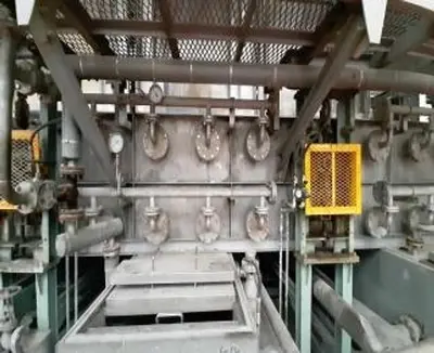 67" W (1710 mm) x .009"-.079" (.23 mm-2 mm) x 20 Ton Color Coating Line (Used)