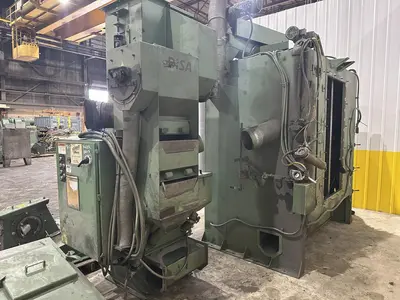 36" X 72" GOFF MODEL #3672D SPINNER HANGER SHOT BLAST CLEANING SYSTEM, NEW 2006: STOCK #22470