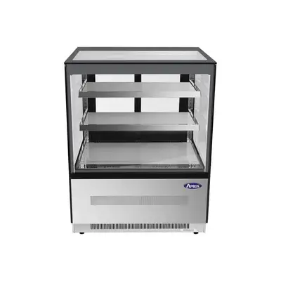 New | in-Stock Atosa New Atosa RDCS-35 Floor Model Refrigerated Display Square, 35" Display Refrigerators Illinois US | Falcon Restaurant Supply #1375276