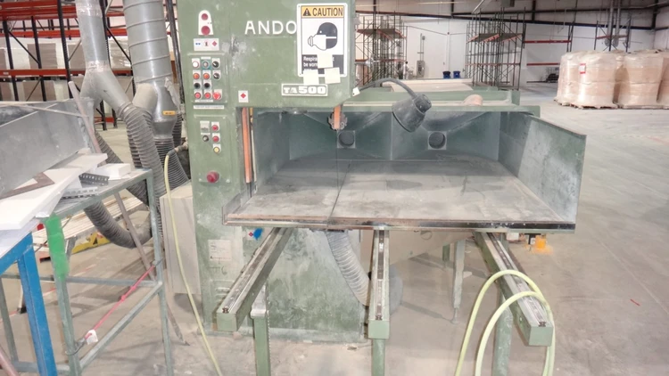 Used 2002 ANDO TA 500LM-12 Woodworking Vertical Band Saws Alabama US | Transamerican Equipment Company #713527