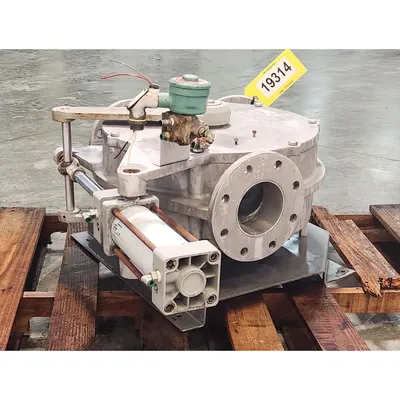 Used Reimelt GmbH 4" Single-channel Stainless Steel Tunnel Diverter Valve