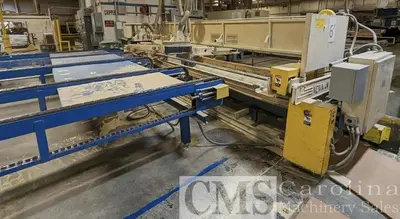 USED NEWMAN K-20 TRIM SAW WITH INFEED DECK