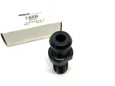 USED PARLEC PULL STUD RETENTION KNOB CAT40 5/8-11 THREAD, 75 ° ANGLE RADIUS
