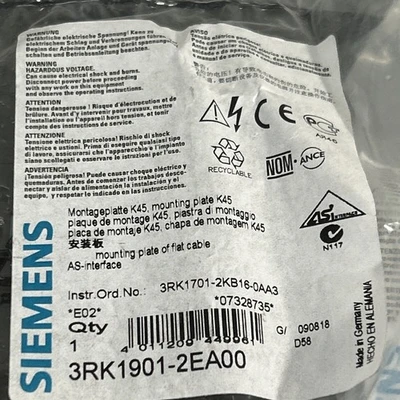 NEW Siemens 3RK1901-2EA00