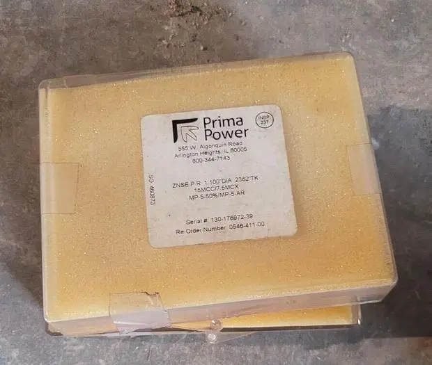 Used PRIMA POWER 0546-411-00 Parts Wisconsin US | Lemke Machinery Sales #313398