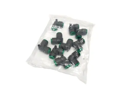 KRL13-00 | SMC  Flame Resistant One-Touch Pneumatic Elbow Fitting 1/2" Tube 10-PK - New