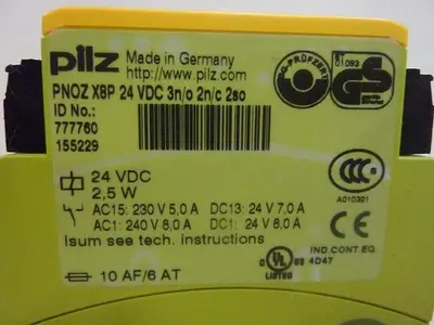 USED PILZ PNOZX8P24VDC3N/O2N/C2SO