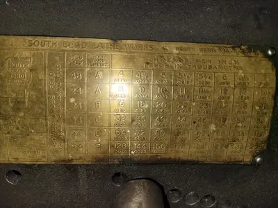 1955 SOUTH BEND LATHE CL 1BT Manual Lathes | MD Equipment Services LLC (18)