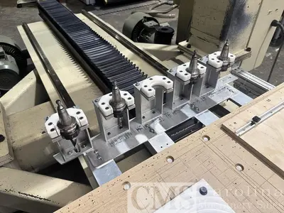 USED 2002 MOTIONMASTER QE1F 6.6/12 24 130 NC CB 5-AXIS CNC ROUTER