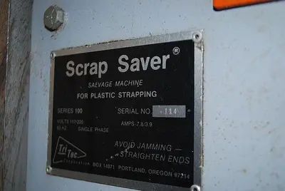Scrap Saver Plastic Strap Chopper