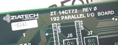 NEW ZIATECH ZT 14CT72 192-LINE DIGITAL I/O BOARD