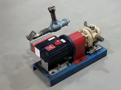 Industrial Pump D03XASGSSSMA w/ Pump Unit 8F & Relief Valve