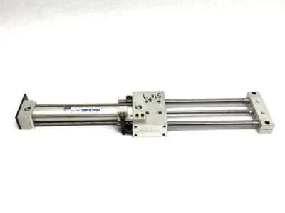 SE375-5.0-MS1-S40B-KE | Fabco Air  Dbl-Act Pneumatic Linear Guided Slide Actuator - Used