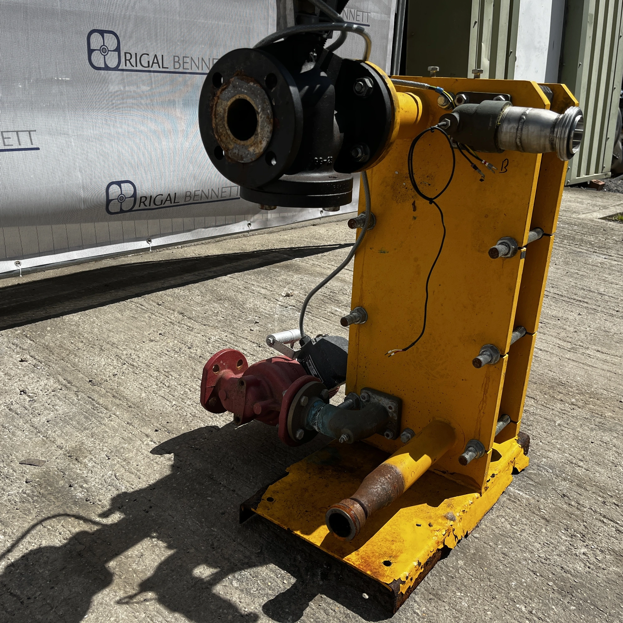 5.4 Sq.m S/S Stokvis Plate Heat Exchanger