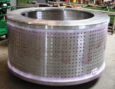 Krauss-Maffei HZ 160/4.0 peeler centrifuge, 316SS.
