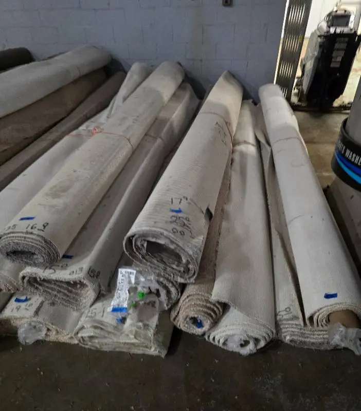 10 -  Rolls of Misc. Carpet Remnants - Approx. 1740 sq. ft