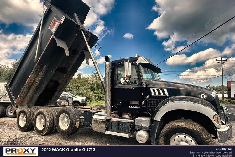 Used 2012 MACK GRANITE GU713 Dump trucks Pennsylvania US | Proxy Equipment #1378120