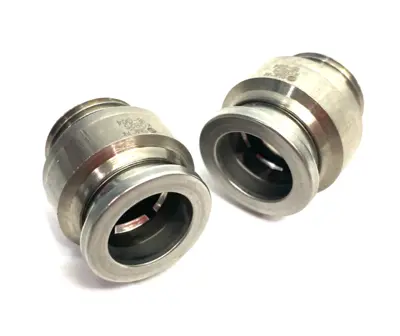 USED SMC METAL MALE INTERNAL HEX FITTING, STRAIGHT, 16MM OD TUBE