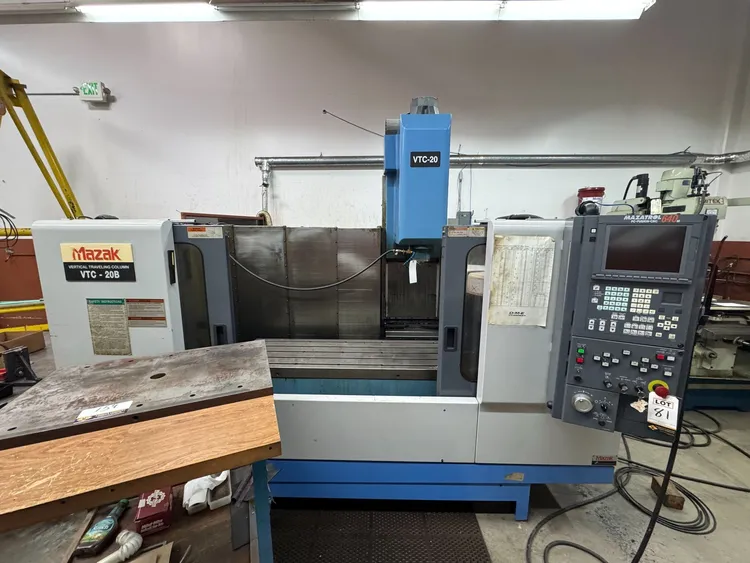 Used 1999 MAZAK VTC-20B Vertical Machining Centers California US | Midstate Machinery #349268