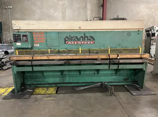 Used 1999 PIRANHA ALLSTEEL M1/4-10 Power Squaring Shears (Inch) Oregon US | Aucto #1333575