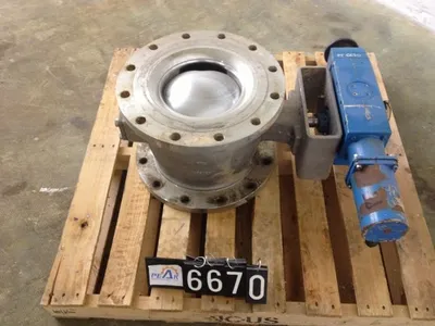 Neles Jamesbury 10"-150 V-Ball Control Valve