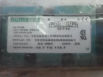Used NUMATICS 153SS615M000061 Pumps Ohio US | HGR 24 #1016801
