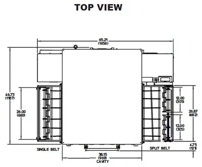 Middleby Marshall Single Deck Conveyor Oven Gas